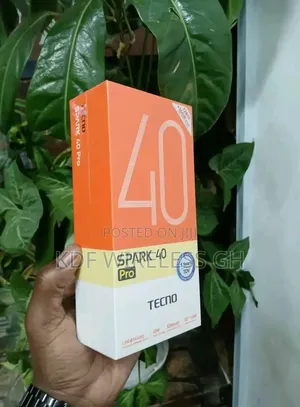 New Tecno Spark 40 Pro 256 GB Black