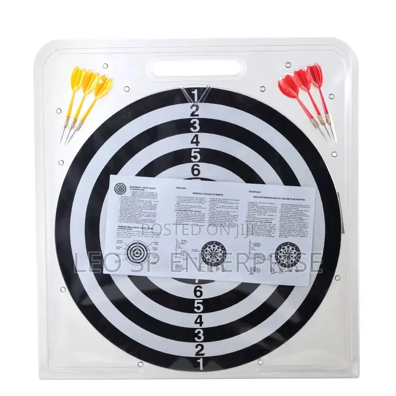 17 Inches Dart Board Front and Back