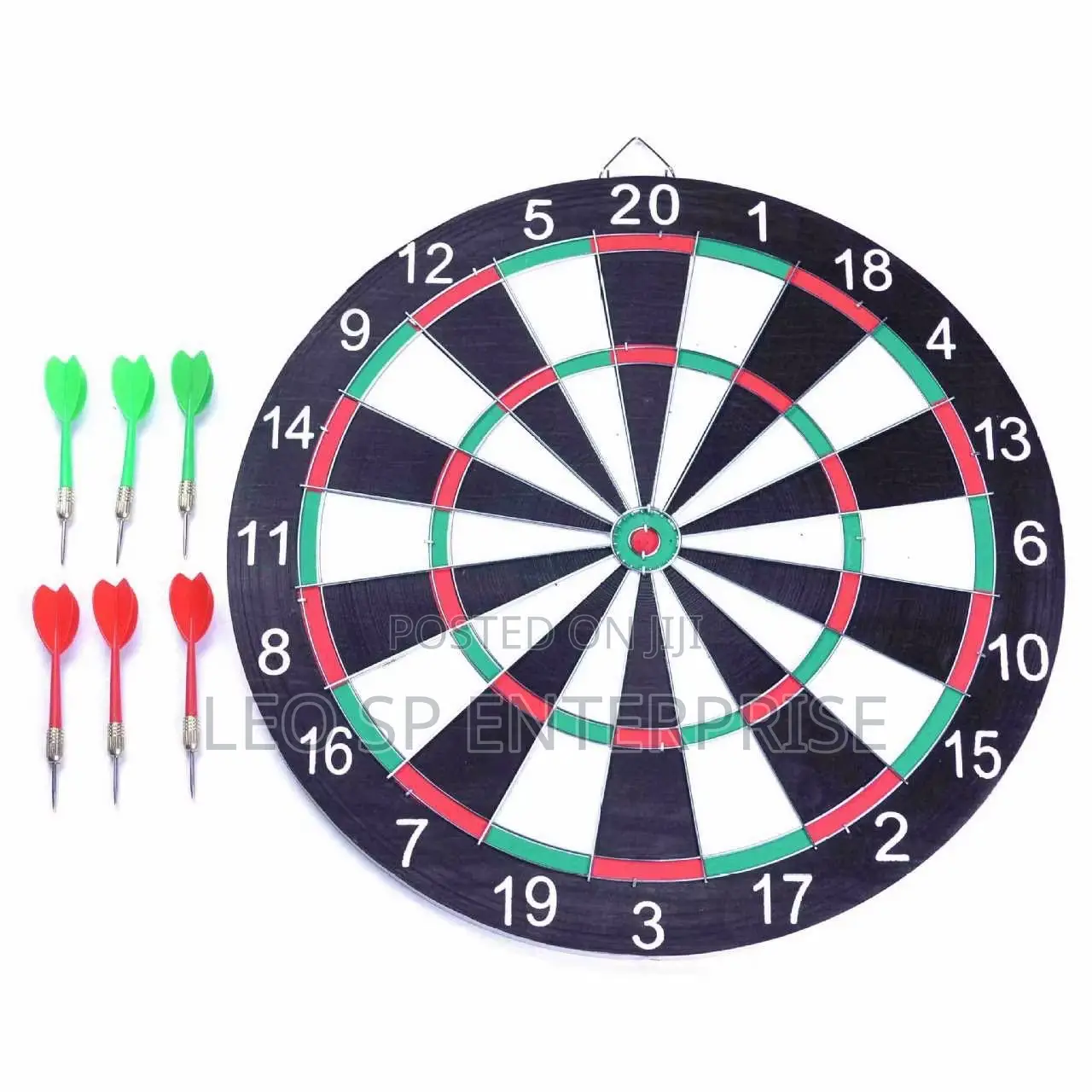 17 Inches Dart Board Front and Back