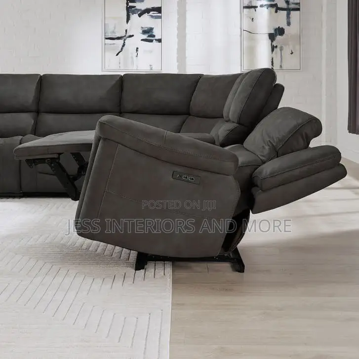 Sofa (Fabric Power Reclining Sectional)