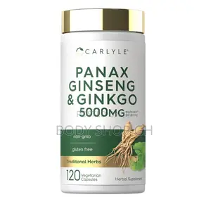 Carlyle Panax Ginseng + Ginkgo Biloba | 120 Capsules