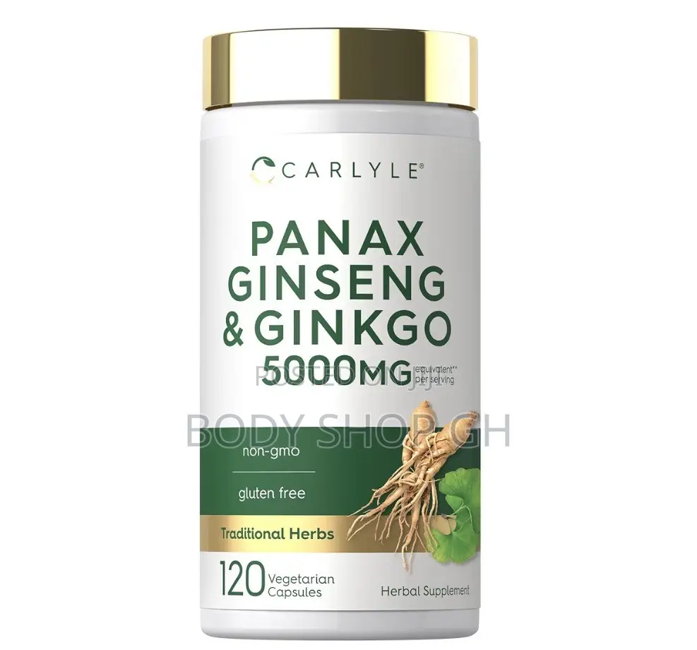 Carlyle Panax Ginseng + Ginkgo Biloba | 120 Capsules