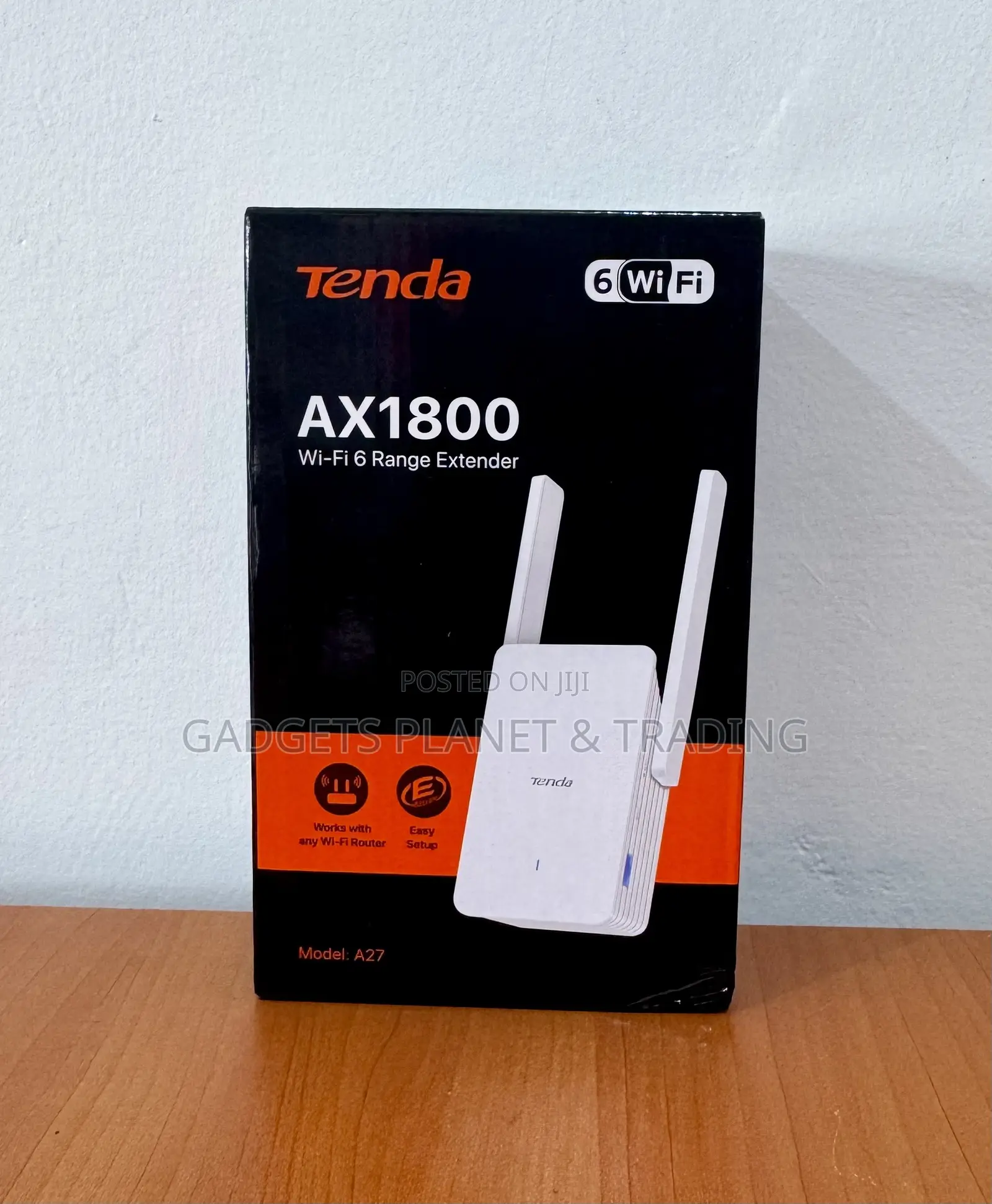 Tenda AX1800 Dual Band Wi-Fi 6 Range Extender / Repeater - A27