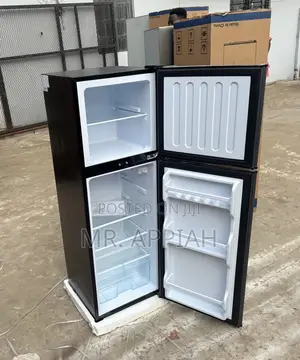 Extremely Classic Nasco Top Mount Freezer Fridge(Nasf2-18fl)Dark Gray