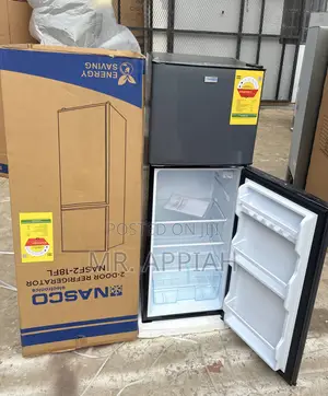 Extremely Classic Nasco Top Mount Freezer Fridge(Nasf2-18fl)Dark Gray