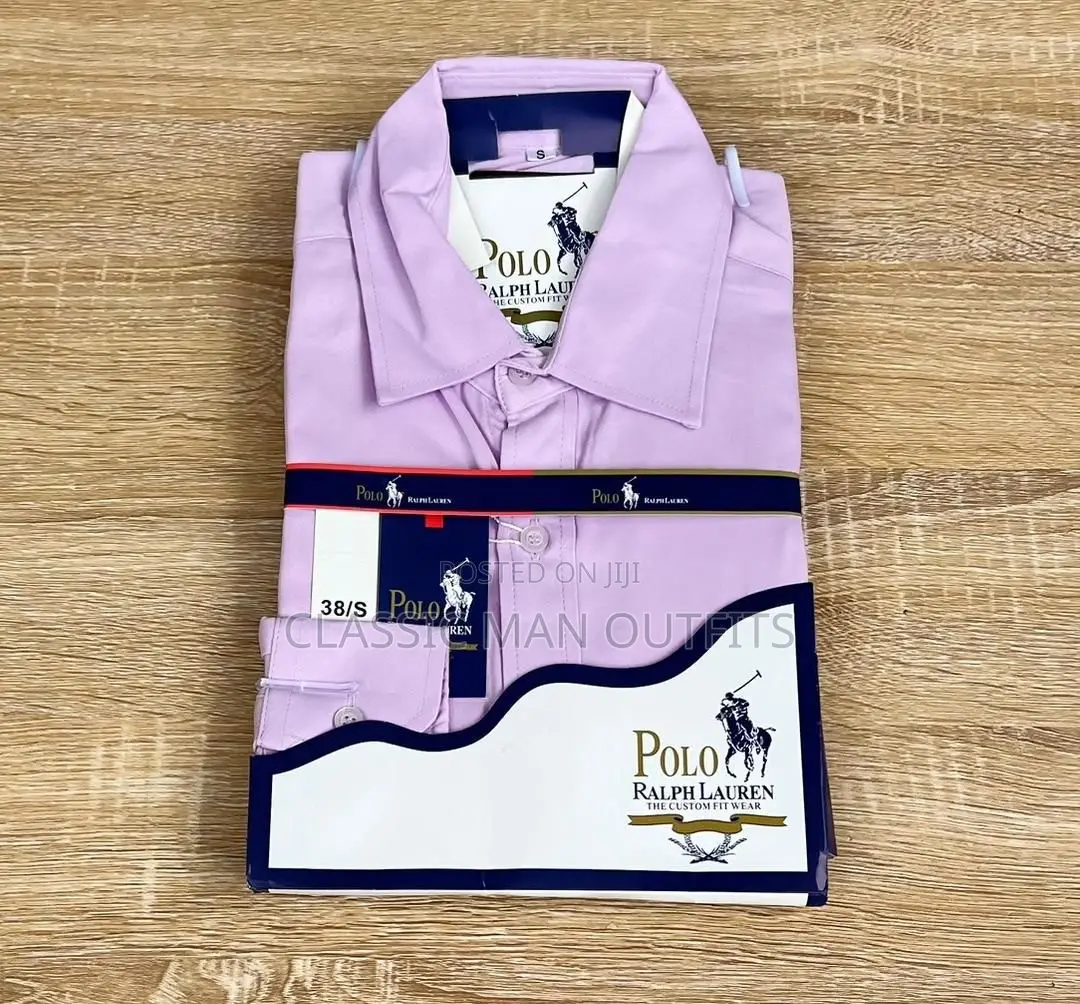 POLO LONG-SLEEVE BUTTON-UP SHIRTS.Available in All Colours and Sizes.