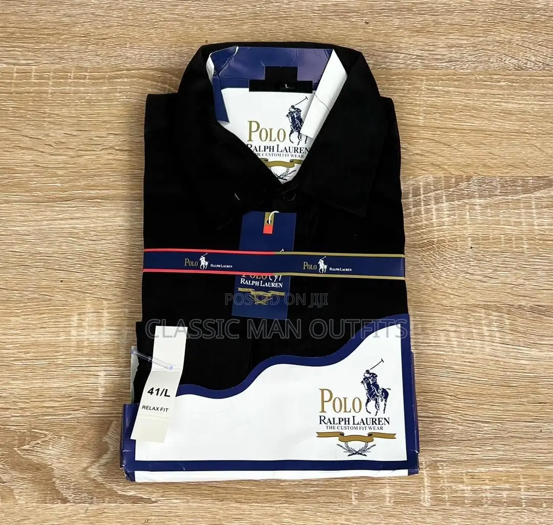 POLO LONG-SLEEVE BUTTON-UP SHIRTS.Available in All Colours and Sizes.