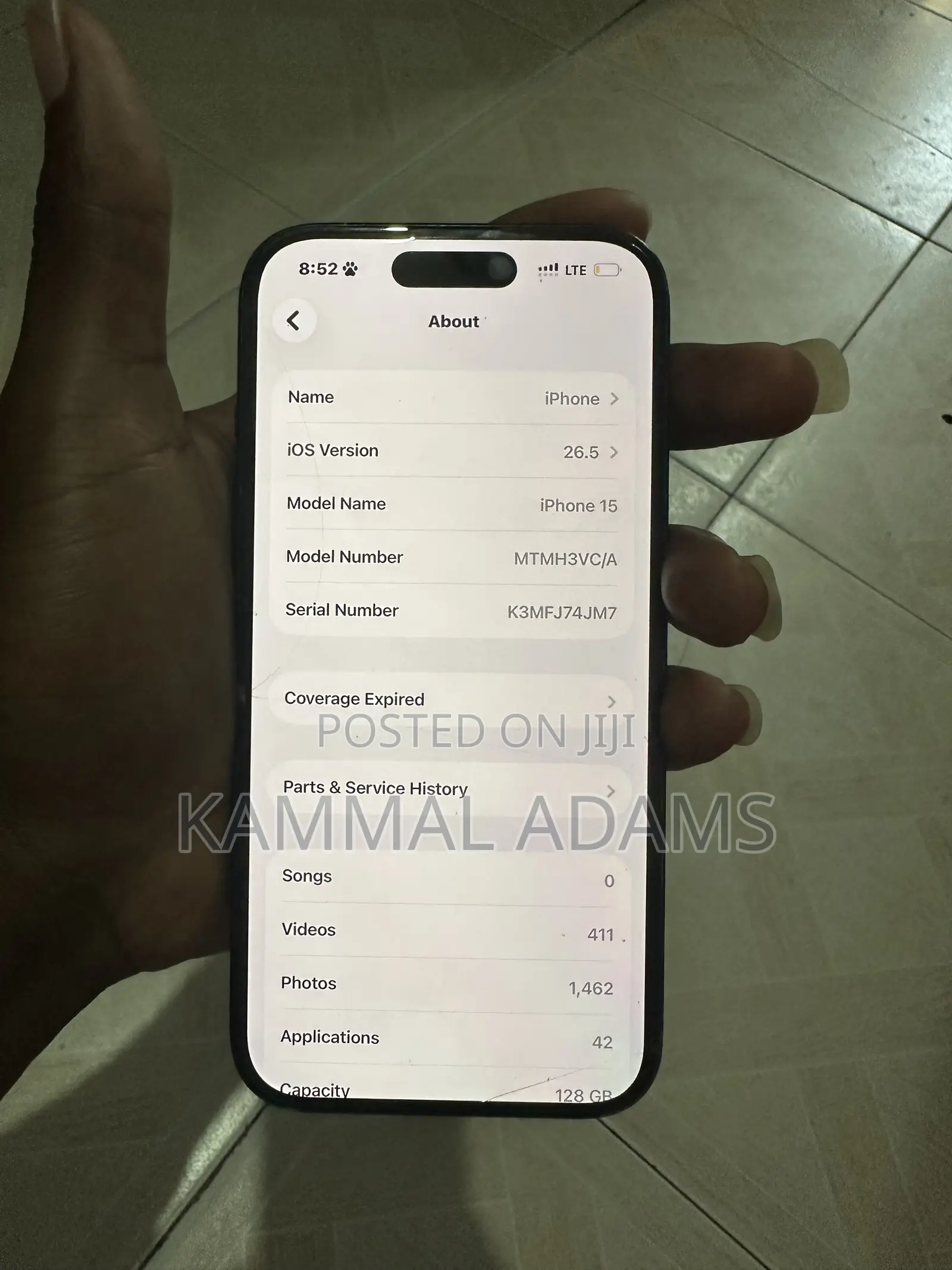 Apple iPhone 15 128 GB Black