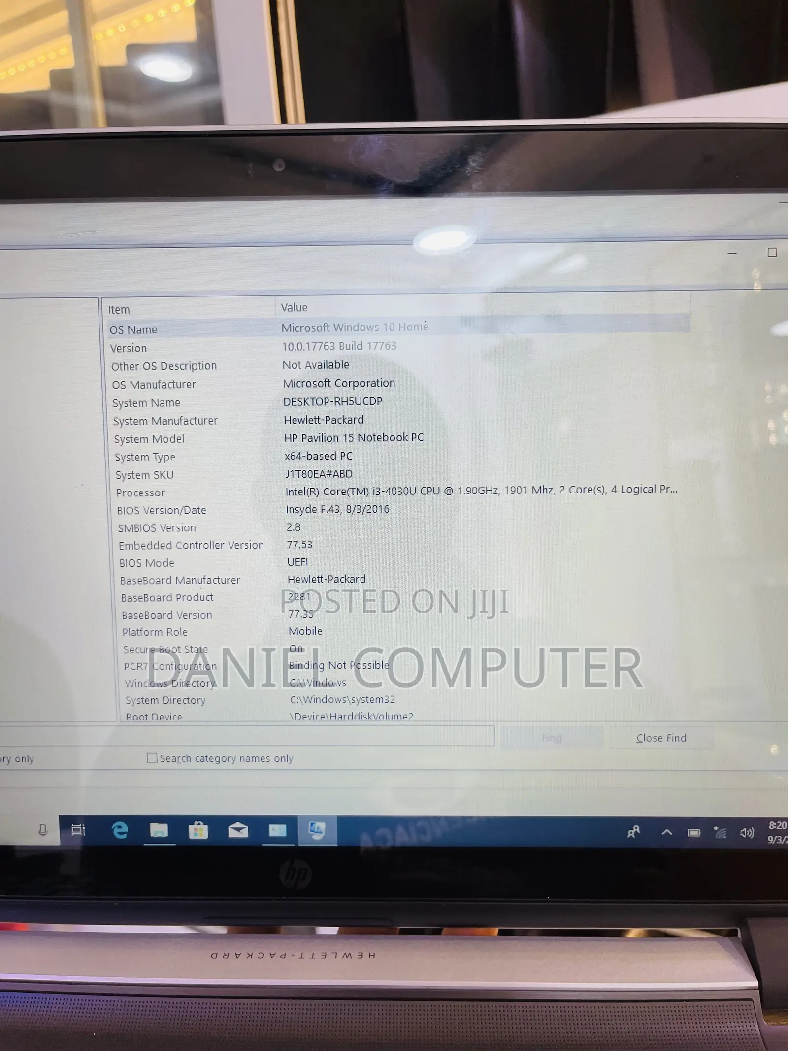 Laptop HP Pavilion 15 16GB Intel Core i3 SSD 256GB