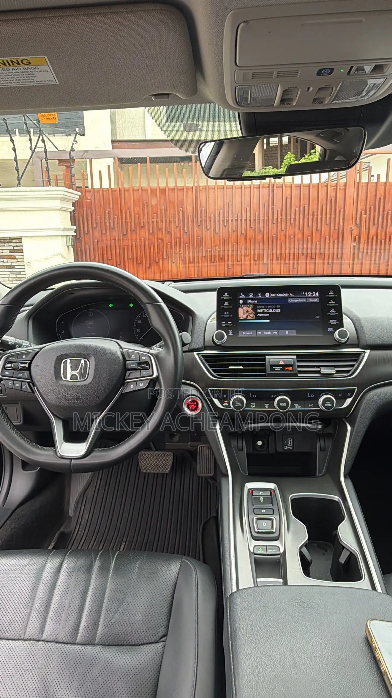 Honda Accord Touring 2.0T 2018 Black
