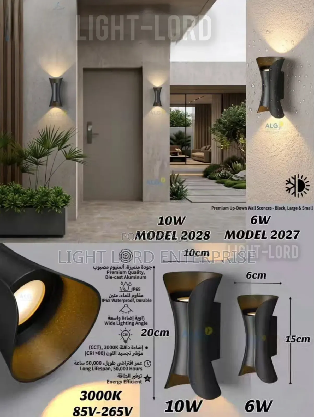 Humidity Rainproof and Led Wall Light