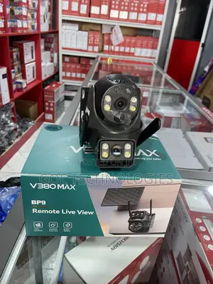 Solar 4g Sim Camera V380 Max Remote Live Biew Bp9 Dual Lens Battery