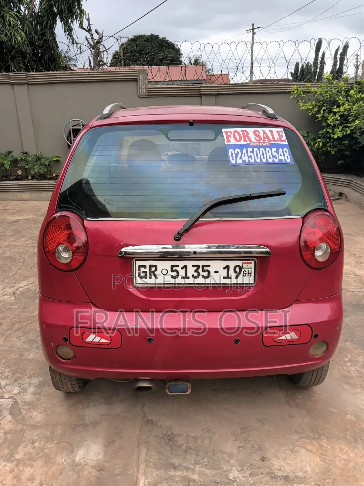 Chevrolet Matiz 2010 Red