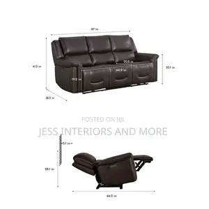 Sofa(Alba Leather Power Reclining Sofa With Power Headrests)