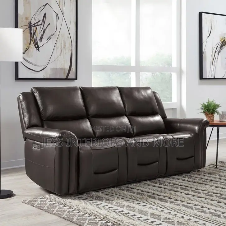 Sofa(Alba Leather Power Reclining Sofa With Power Headrests)