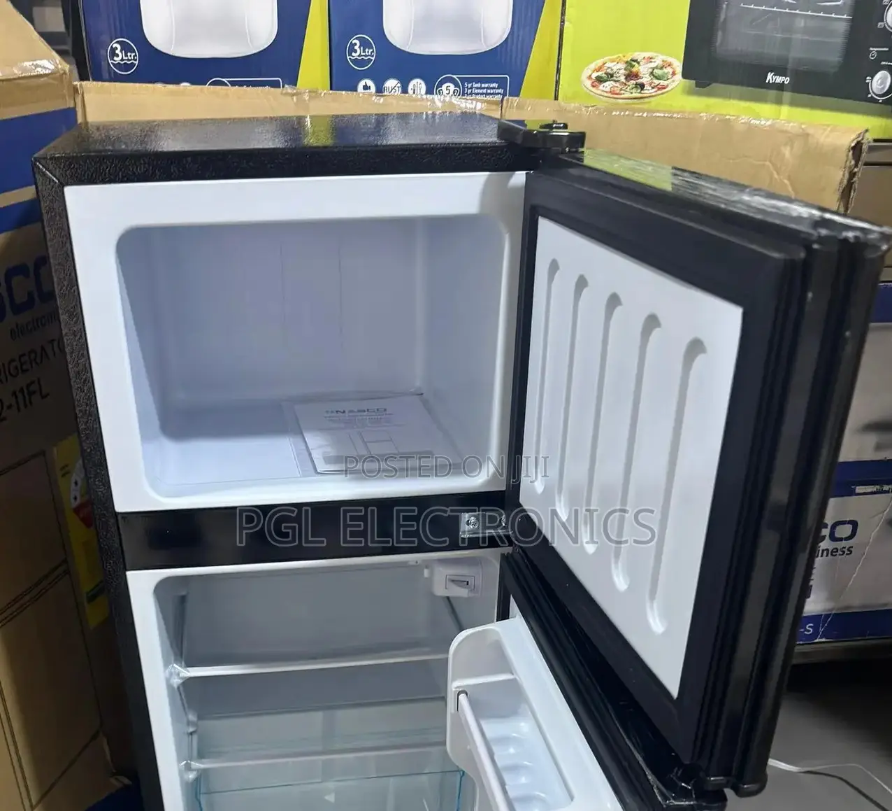 Nasco 86ltr Table Top Double Door Refrigerator Nasf2-11fl-B