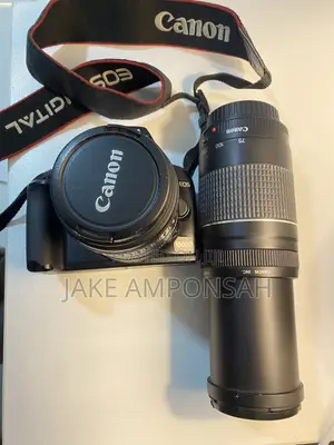Canon EOS 1000D DSLR Camera + 2 Lenses + Camera Bag