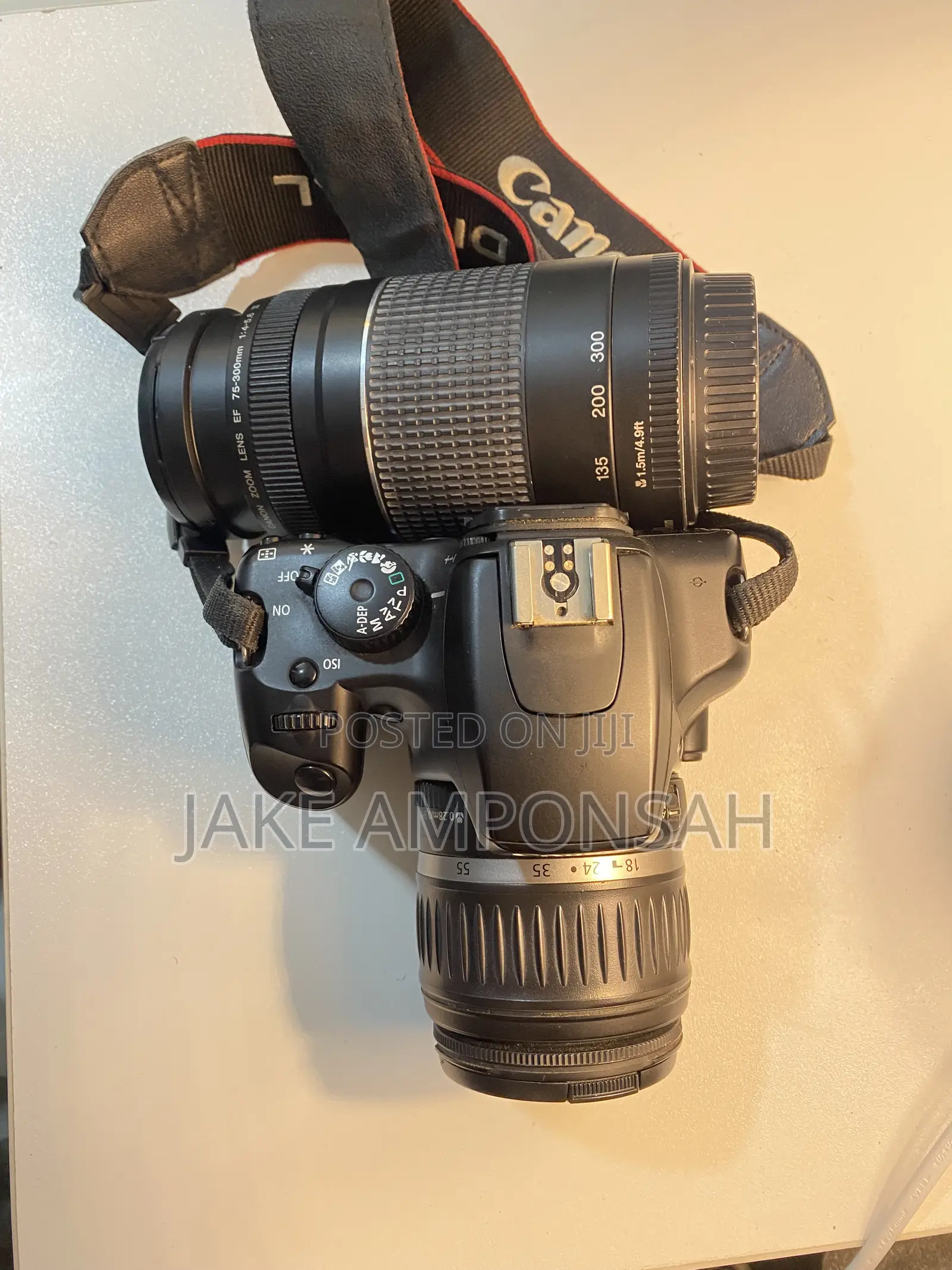 Canon EOS 1000D DSLR Camera + 2 Lenses + Camera Bag