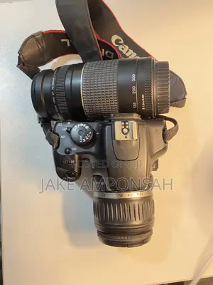 Canon EOS 1000D DSLR Camera + 2 Lenses + Camera Bag