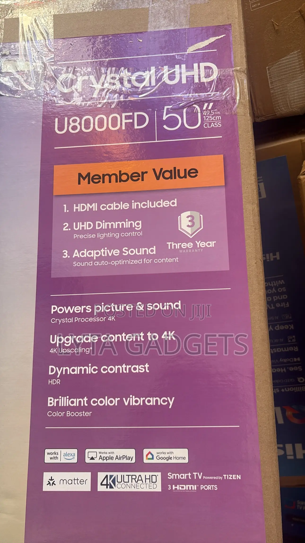 2026 Model U8000HD 50inch