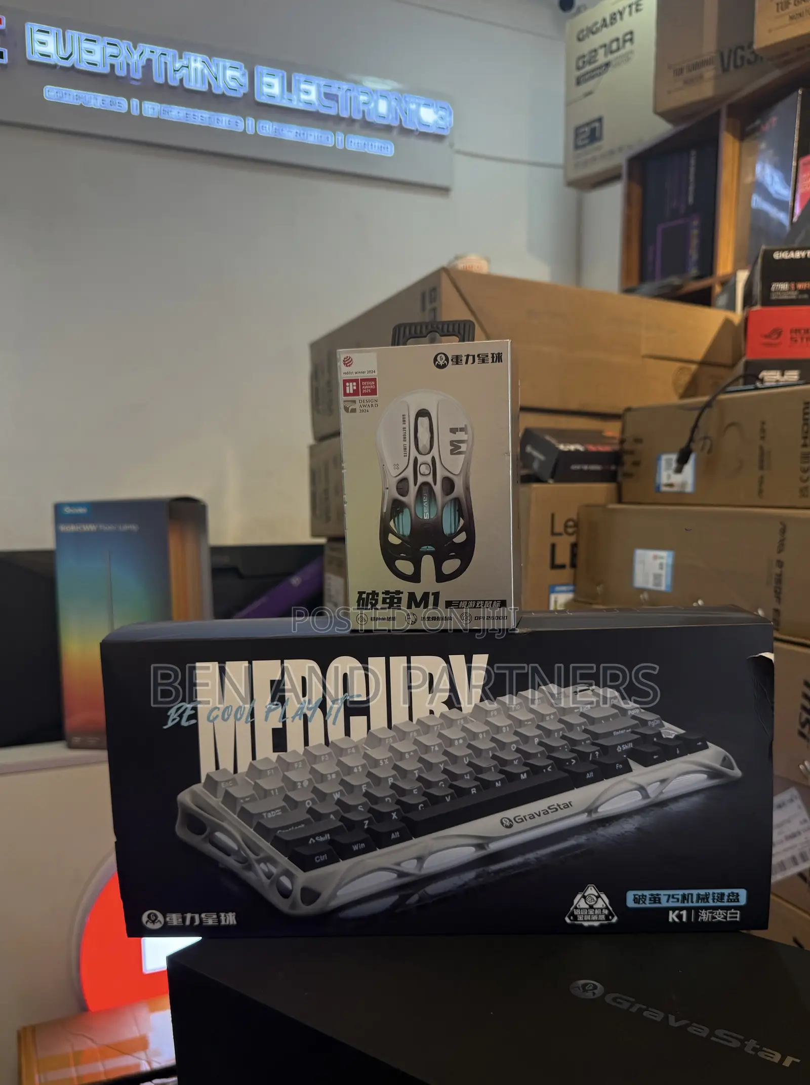 Gravastar Mercury K1 Keyboard & M1 Mouse Combo
