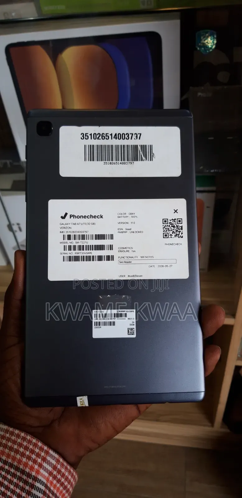 Samsung Galaxy Tab A7 Lite 32 GB Gray