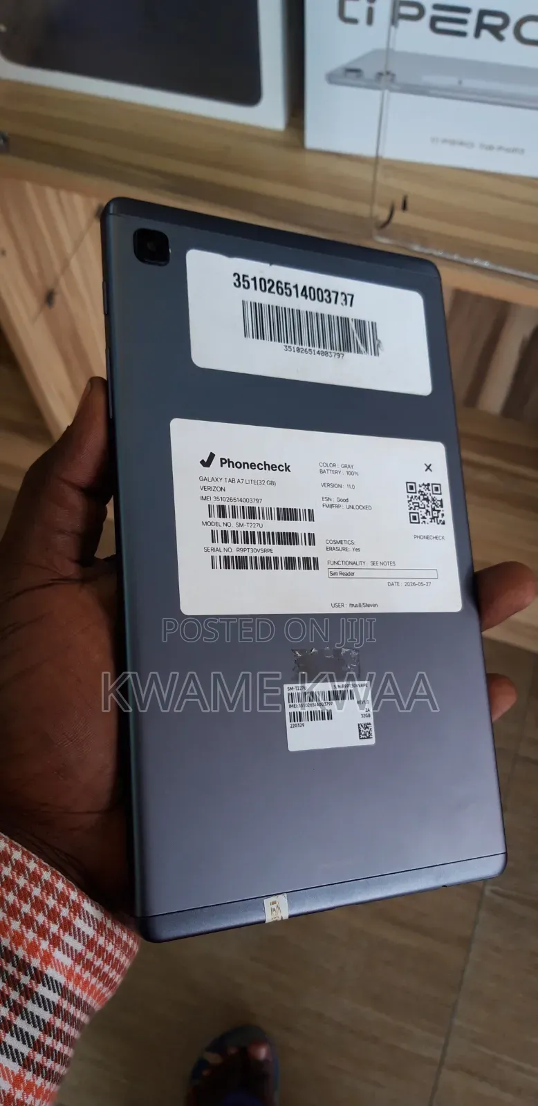 Samsung Galaxy Tab A7 Lite 32 GB Gray