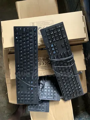 Uk More in Stock New Dell Slim Wired Keyboard Kb216-Bk-Us Black