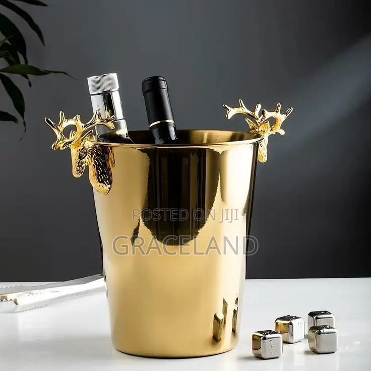 This Is Original Champagne Bucket Gold Bucket