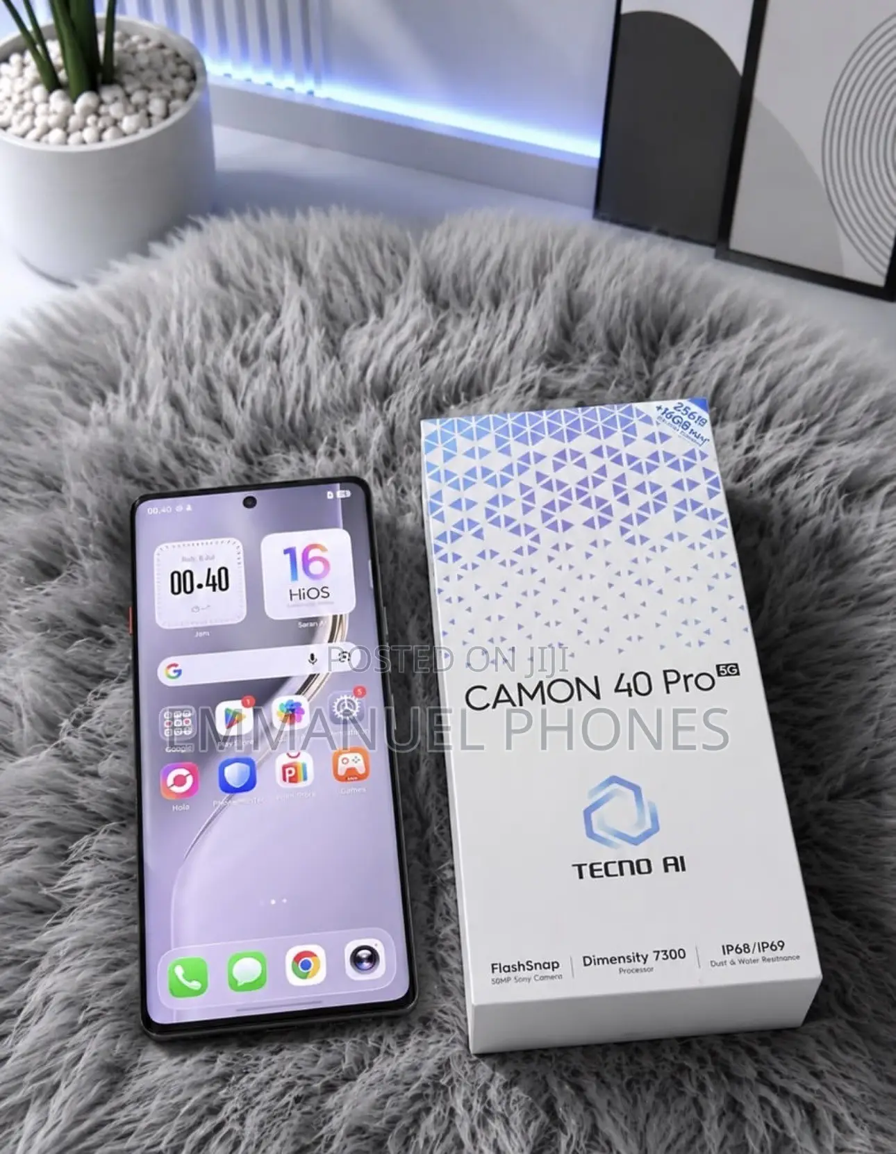 New Tecno Camon 40 Pro 5G 256 GB Blue
