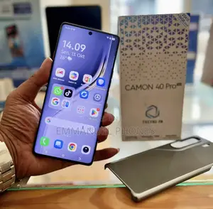 New Tecno Camon 40 Pro 5G 256 GB Black