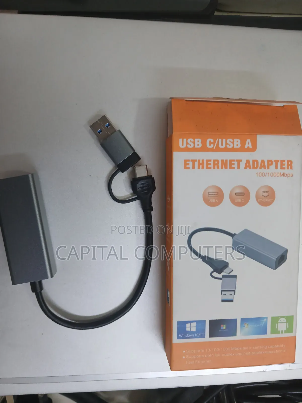 Ethernet Adapter USB C/ USB A