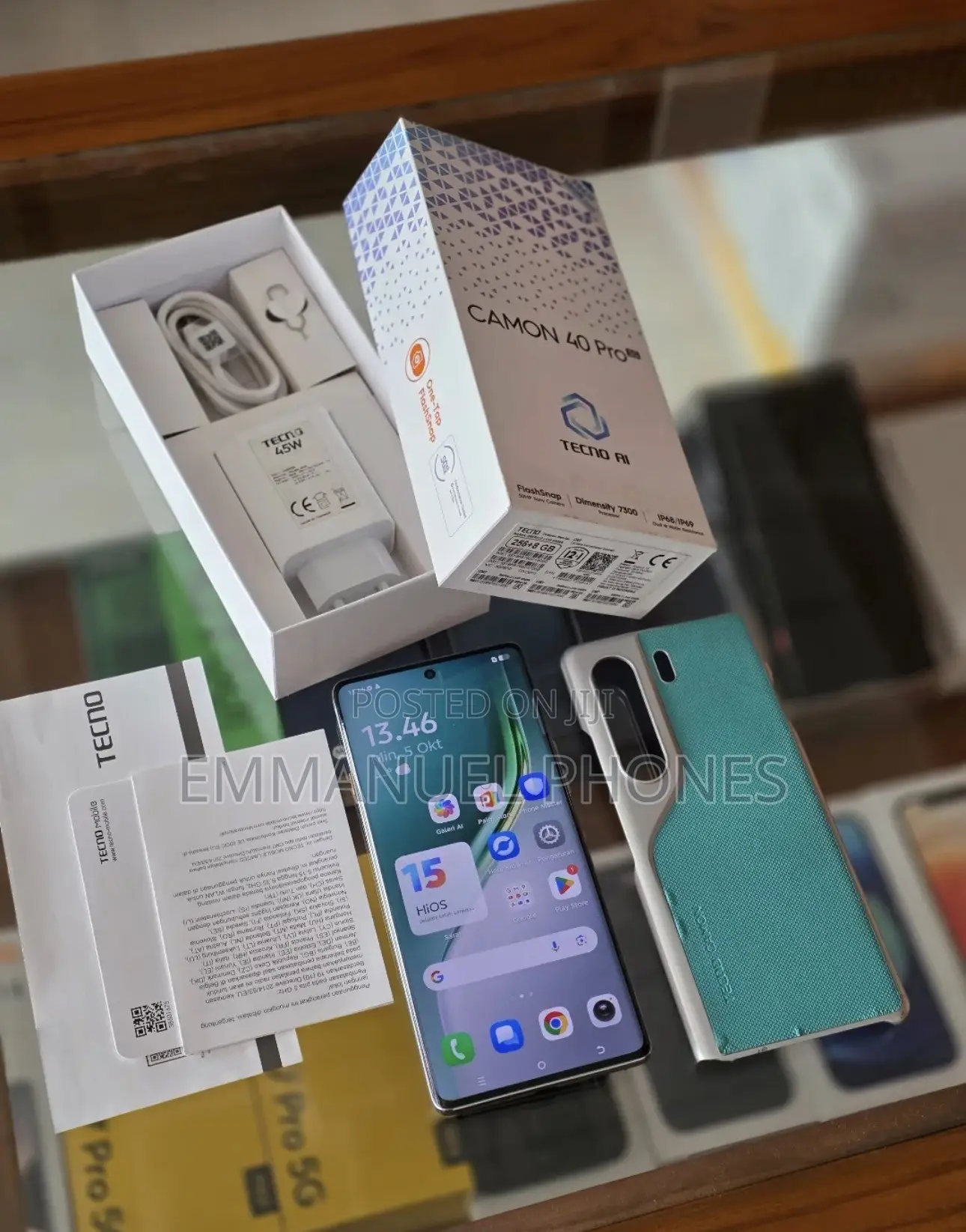 New Tecno Camon 40 Pro 5G 256 GB Green