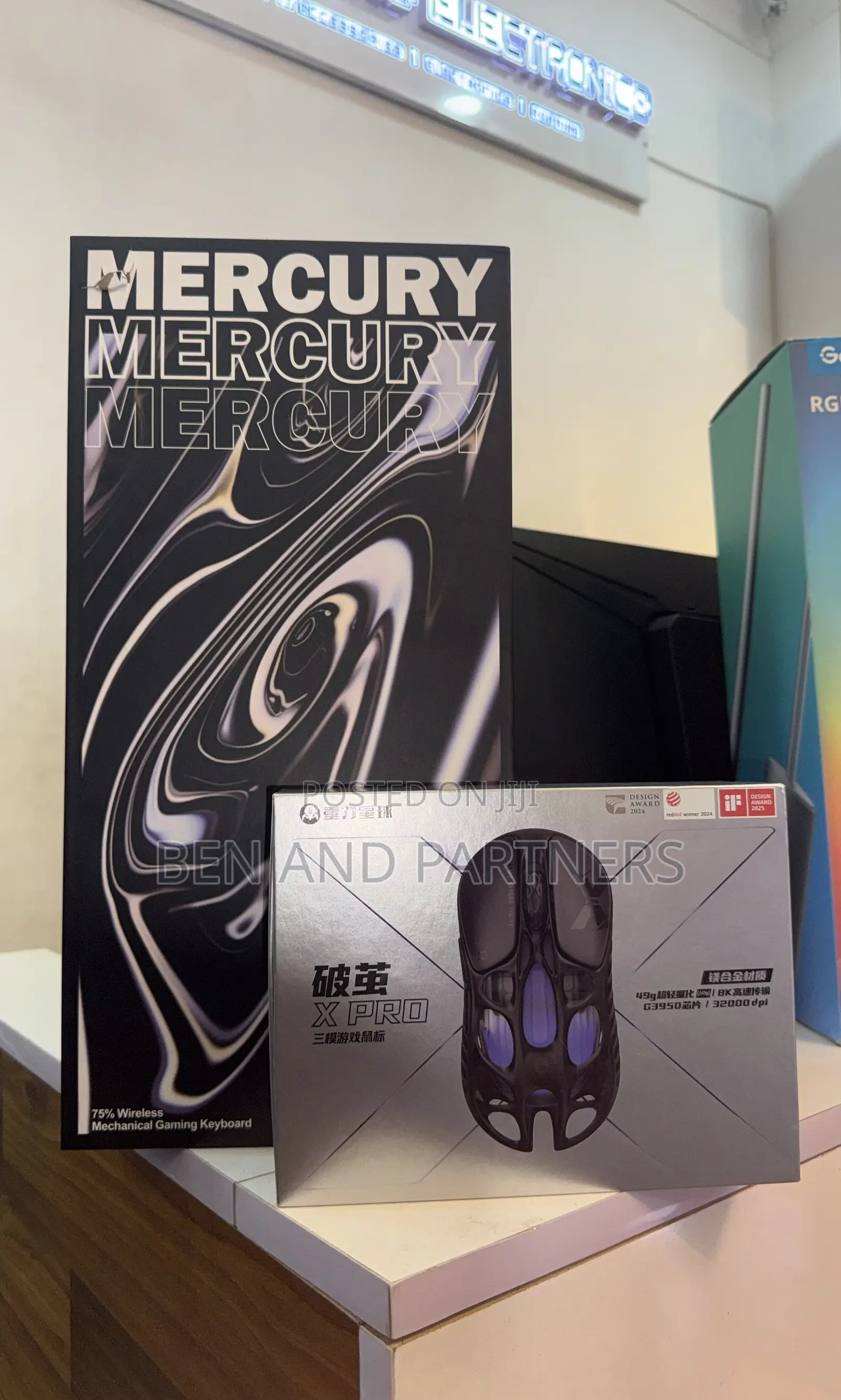 Gravastar Mercury K1 Pro Keyboard & X Pro Mouse Combo