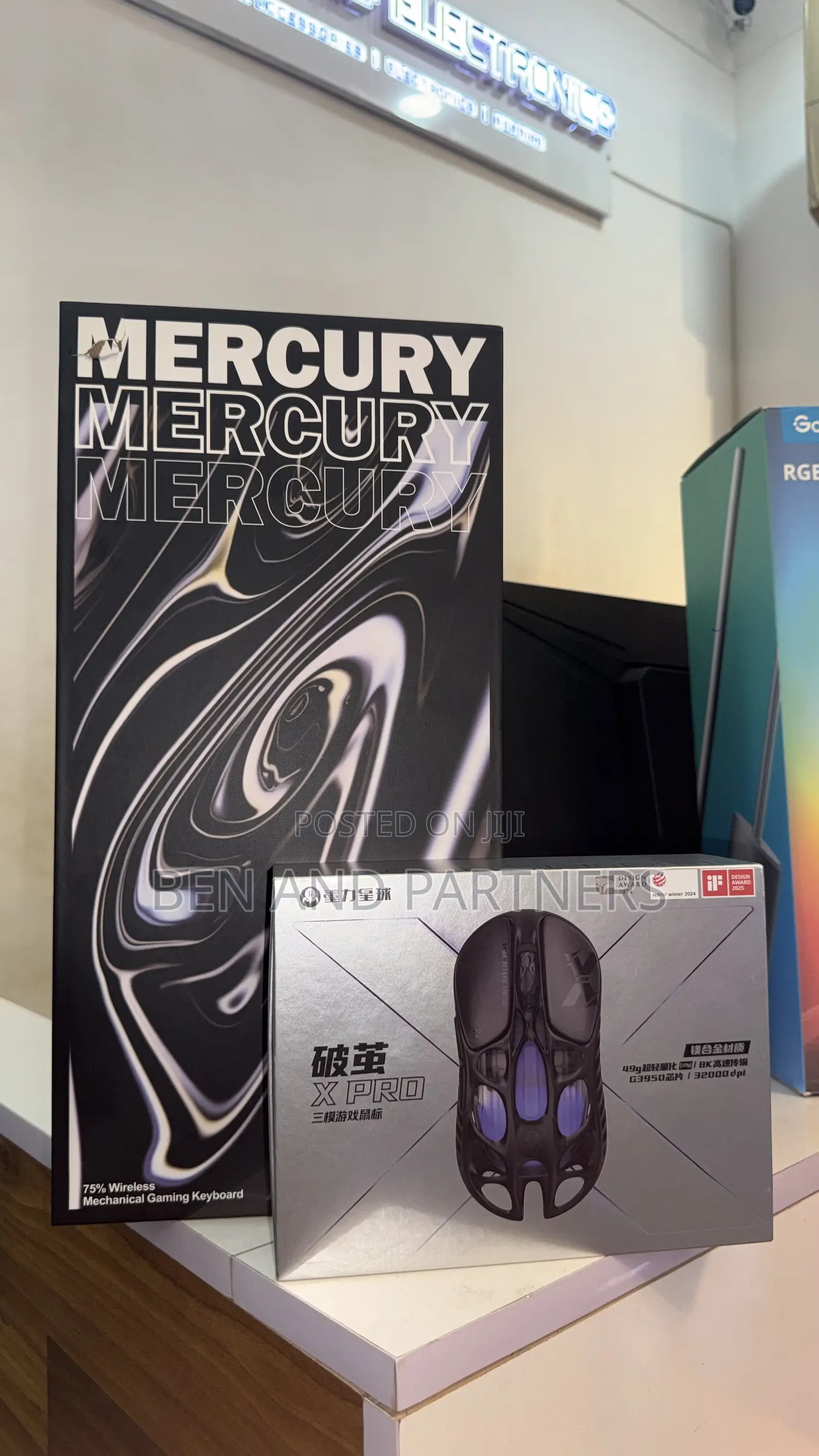 Gravastar Mercury K1 Pro Keyboard & X Pro Mouse Combo