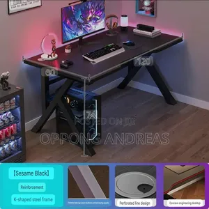 Gaming Table – Ergonomic Gaming Desk With Carbon Fiber Finish