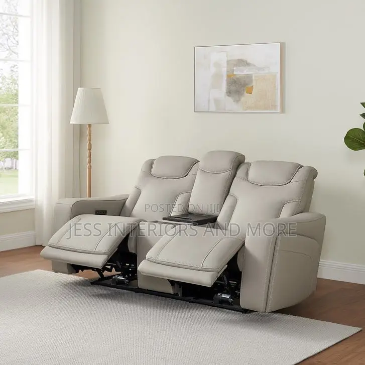 Leather Power Reclining Sofa(Alton)