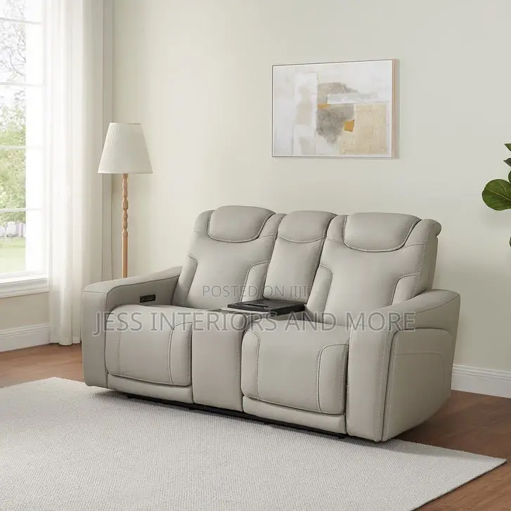 Leather Power Reclining Sofa(Alton)
