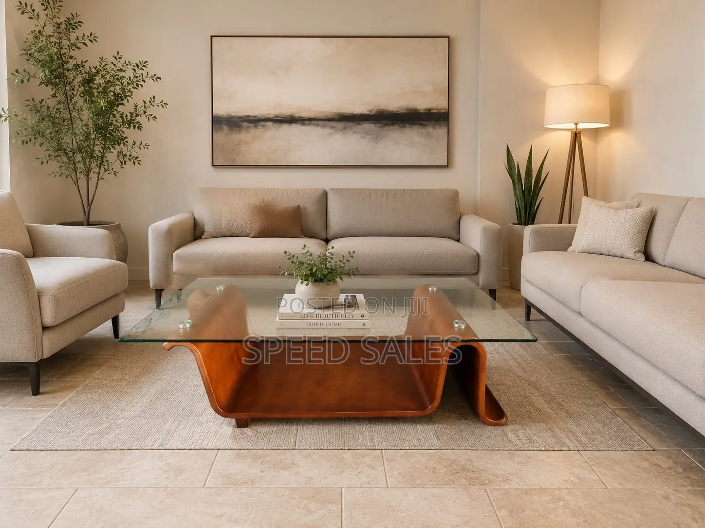 Modern Wood Center Table
