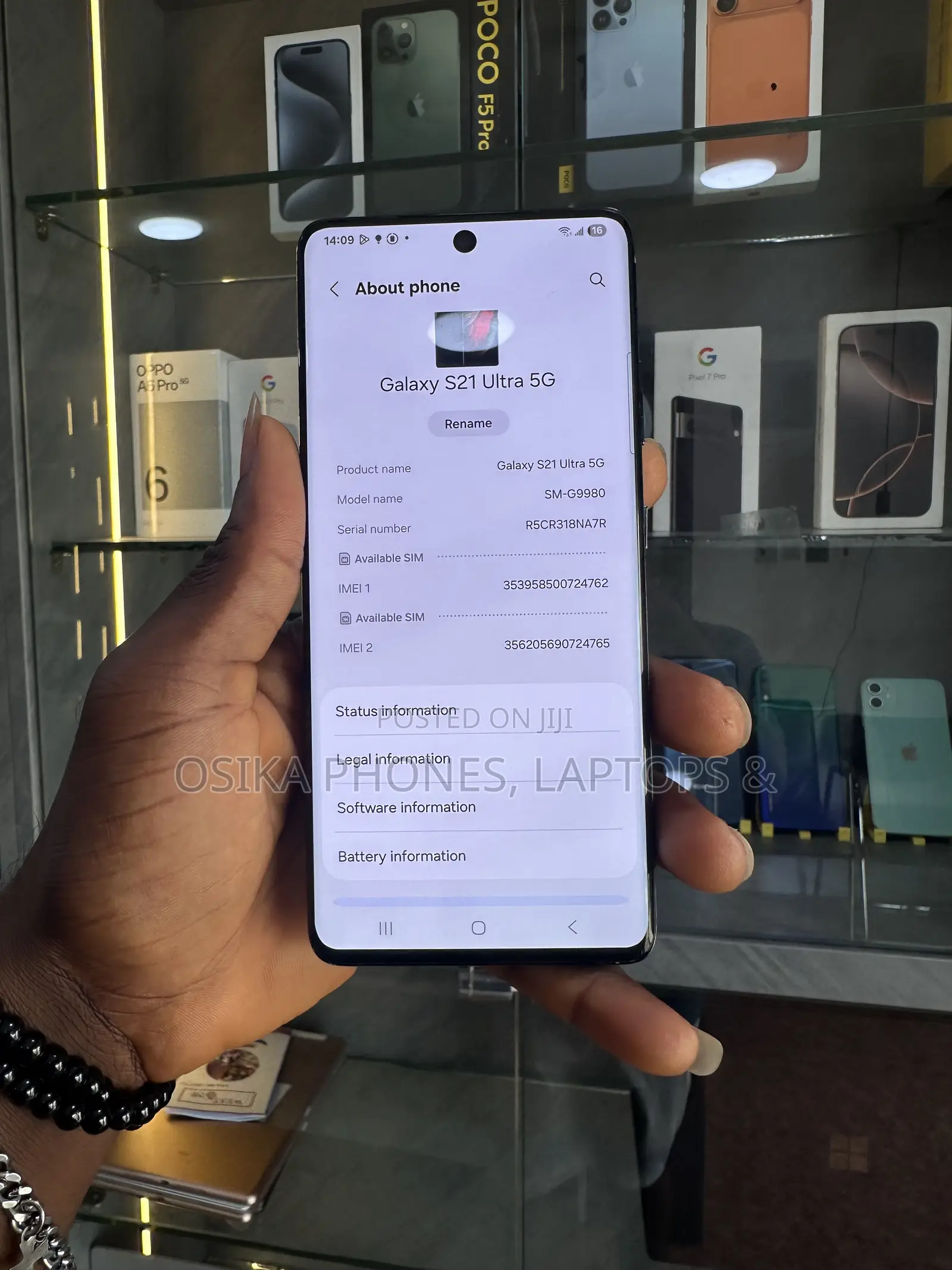 Samsung Galaxy S21 Ultra 5G 256 GB Gray