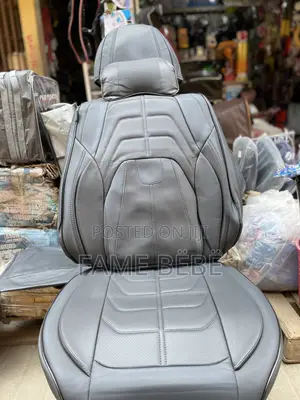 Luxury All-Black Premium Leather Seat Cover 🖤