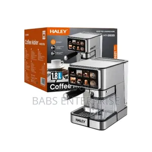 Haley Coffee Machine 1.5LTR + Milk
Frother