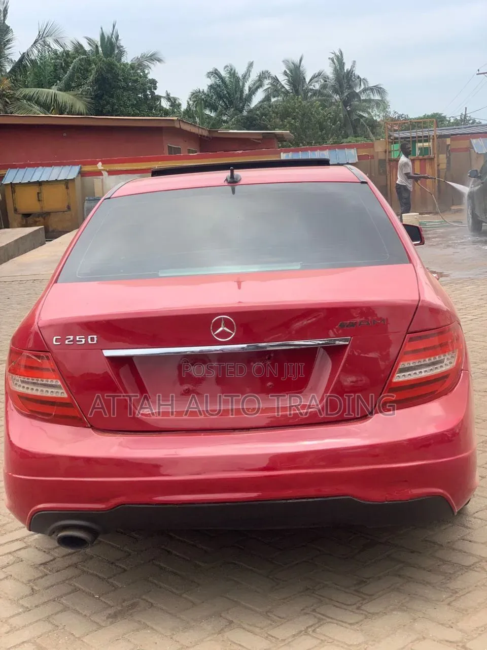 Mercedes-Benz C250 2014 Red