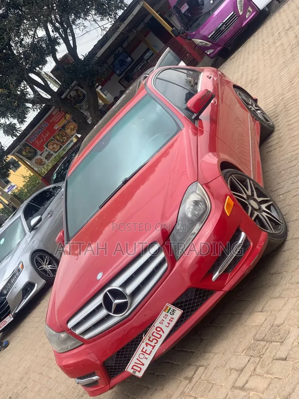 Mercedes-Benz C250 2014 Red