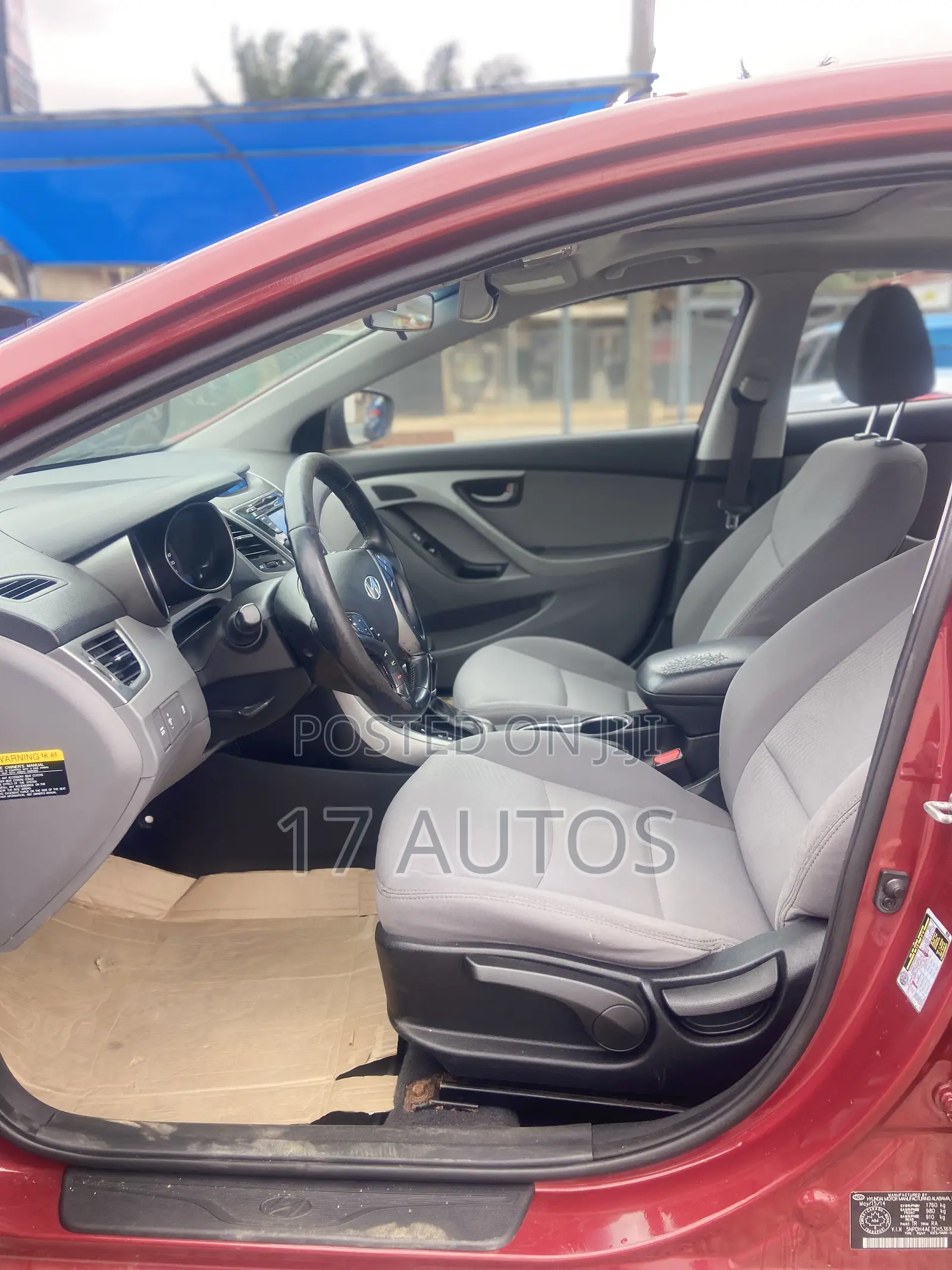 Hyundai Elantra Limited 4dr Sedan (1.8L 4cyl 6A) 2014 Red