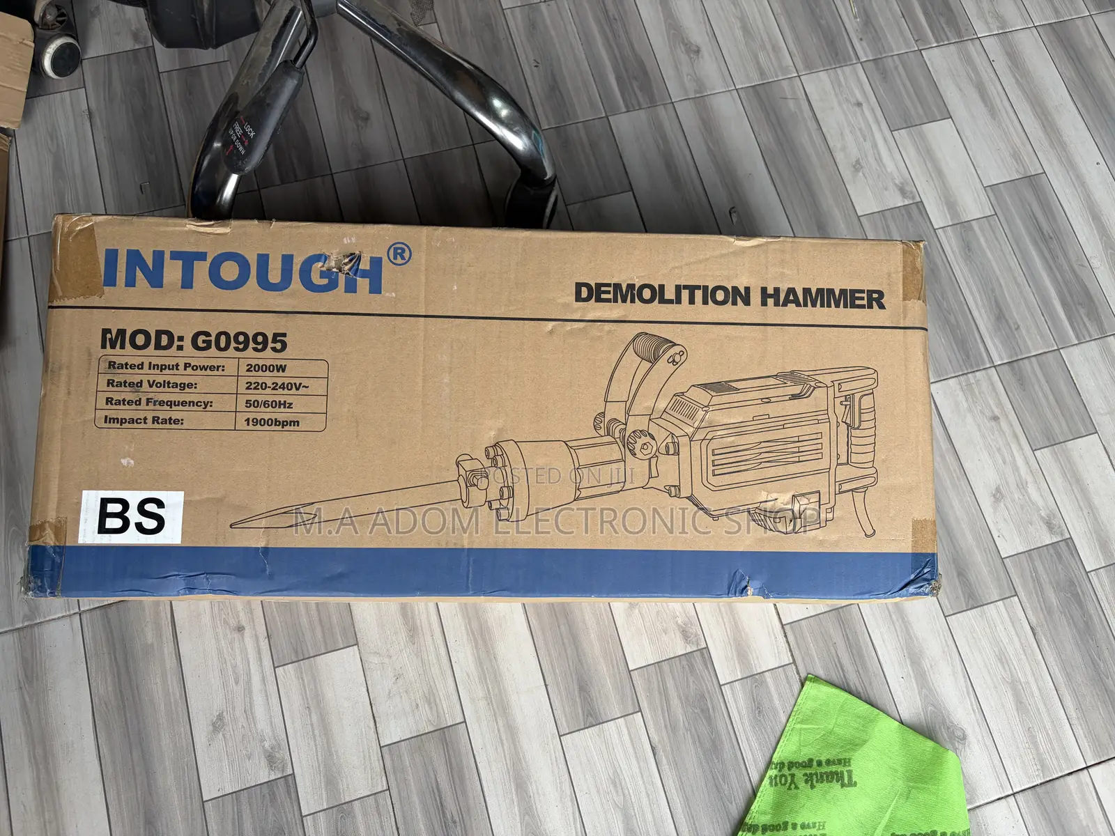 Intough 2000w Demolition Hammer