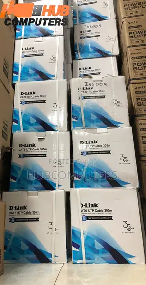 D-Link Cat 6 305m Indoor Cable (Utp)
