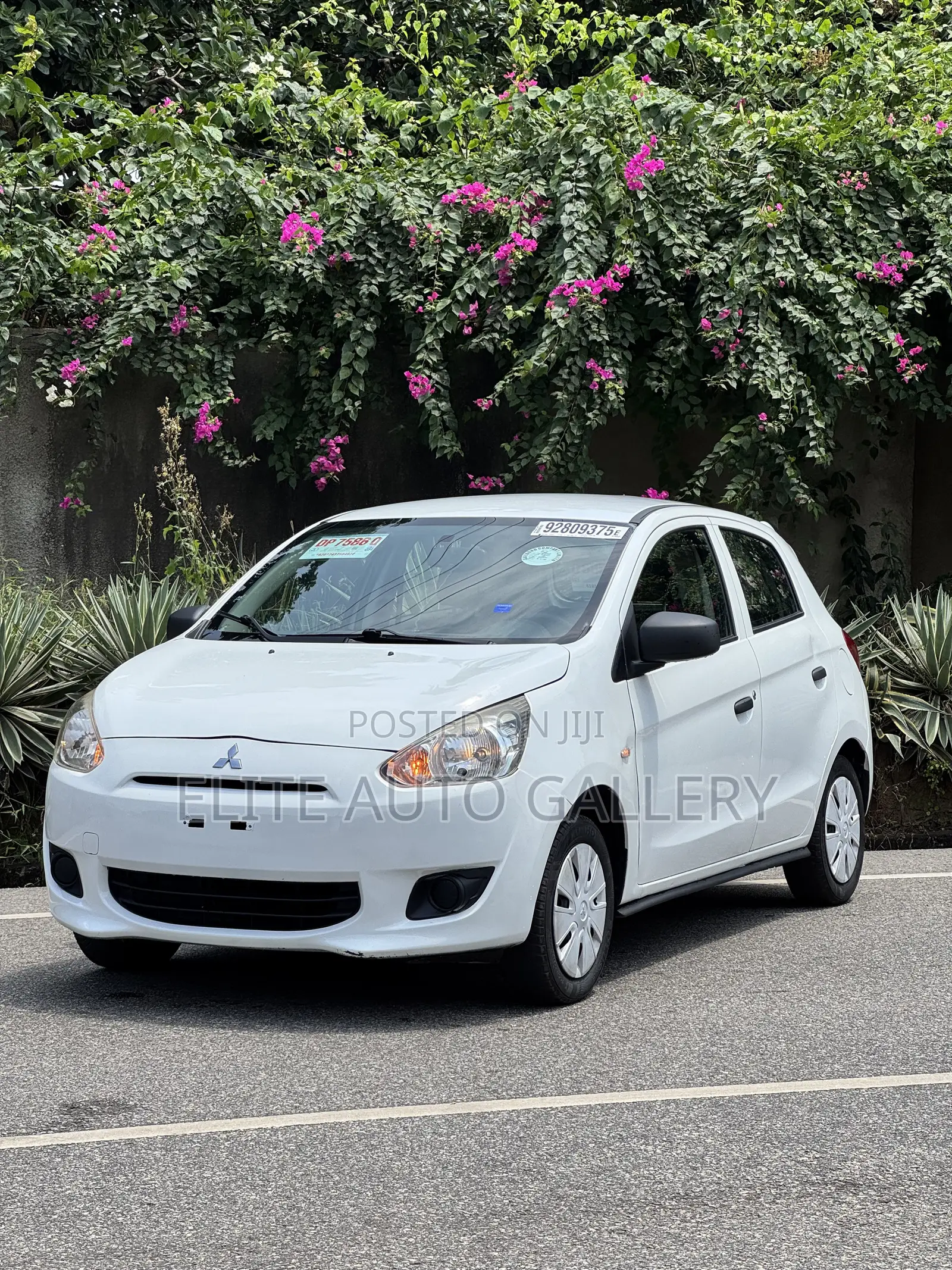 Mitsubishi Mirage DE 4dr Hatchback (1.2L 3cyl CVT) 2015 White
