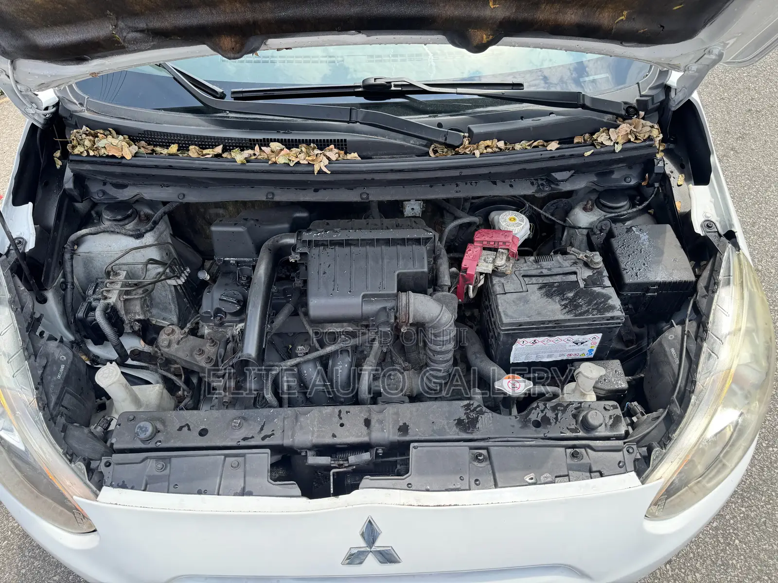 Mitsubishi Mirage DE 4dr Hatchback (1.2L 3cyl CVT) 2015 White