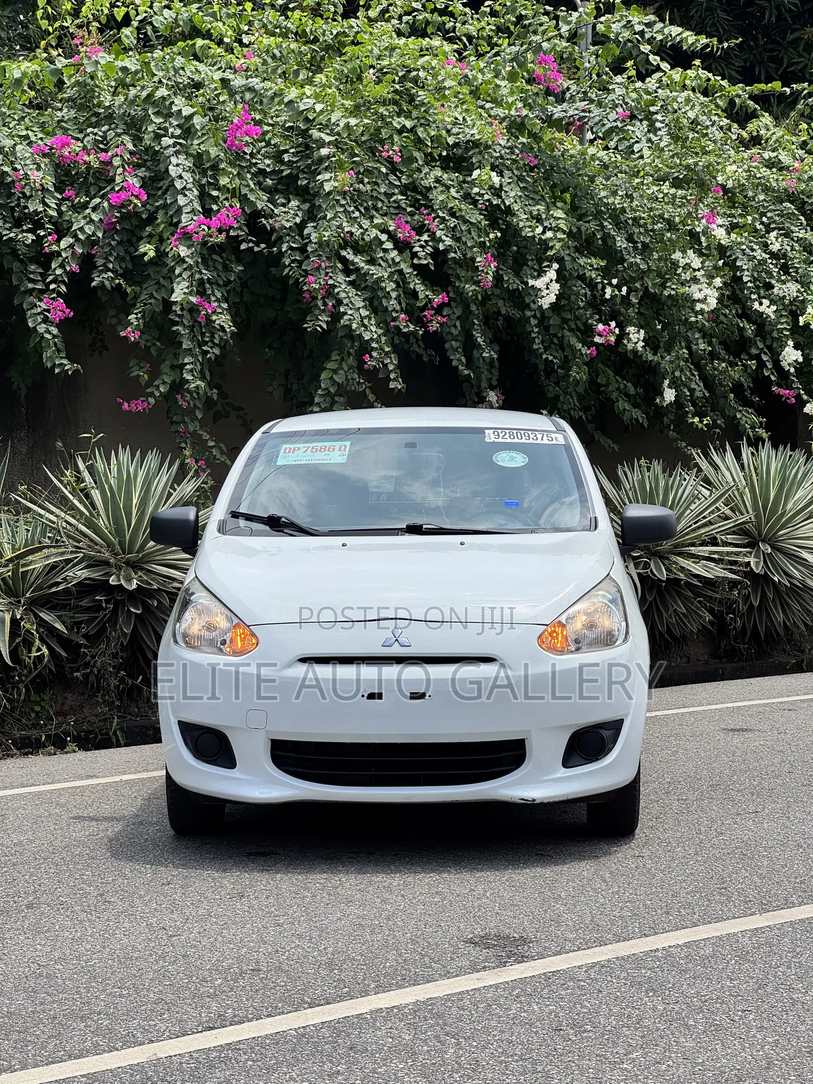 Mitsubishi Mirage DE 4dr Hatchback (1.2L 3cyl CVT) 2015 White